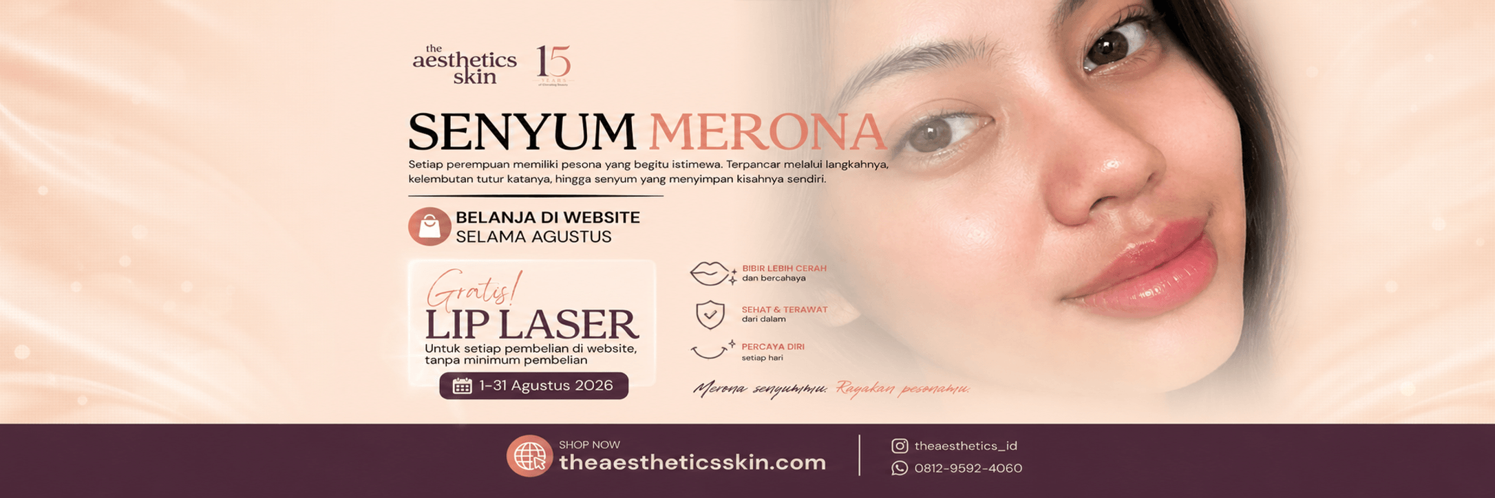 Senyum Merona dari The Aesthetics Skin