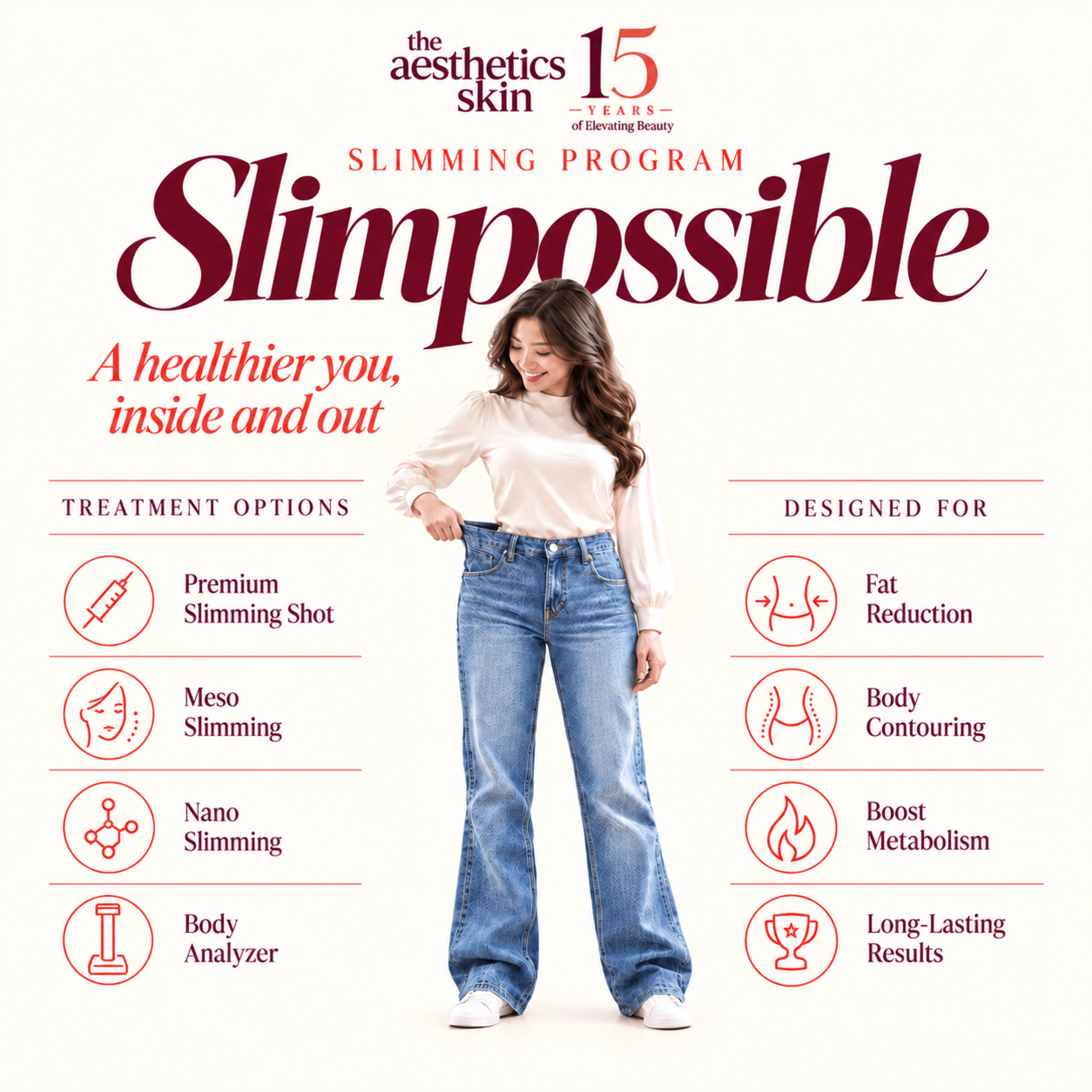 Program slimming Slimpossible dari The Aesthetics Skin